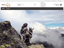Tablet Screenshot of goodfood-tiernahrung.de